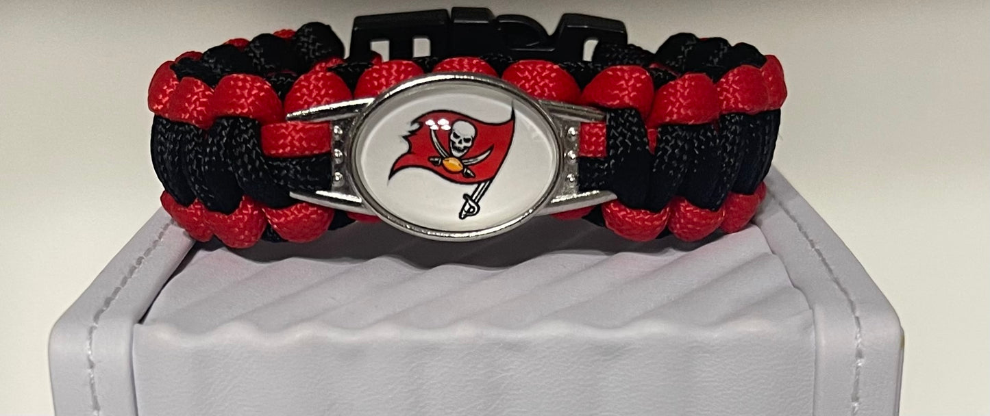 NFL Fashion Creative Hand Woven Bracelet Gift Buccaneers