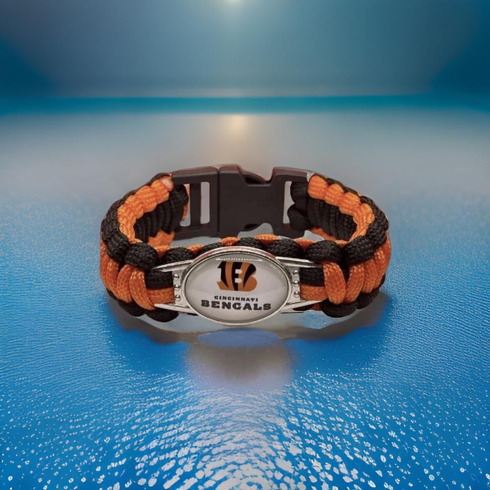 NFL Fashion Creative Hand Woven Bracelet Gift Bengals