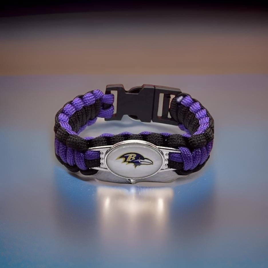 NFL Fashion Creative Hand Woven Bracelet Gift Ravens