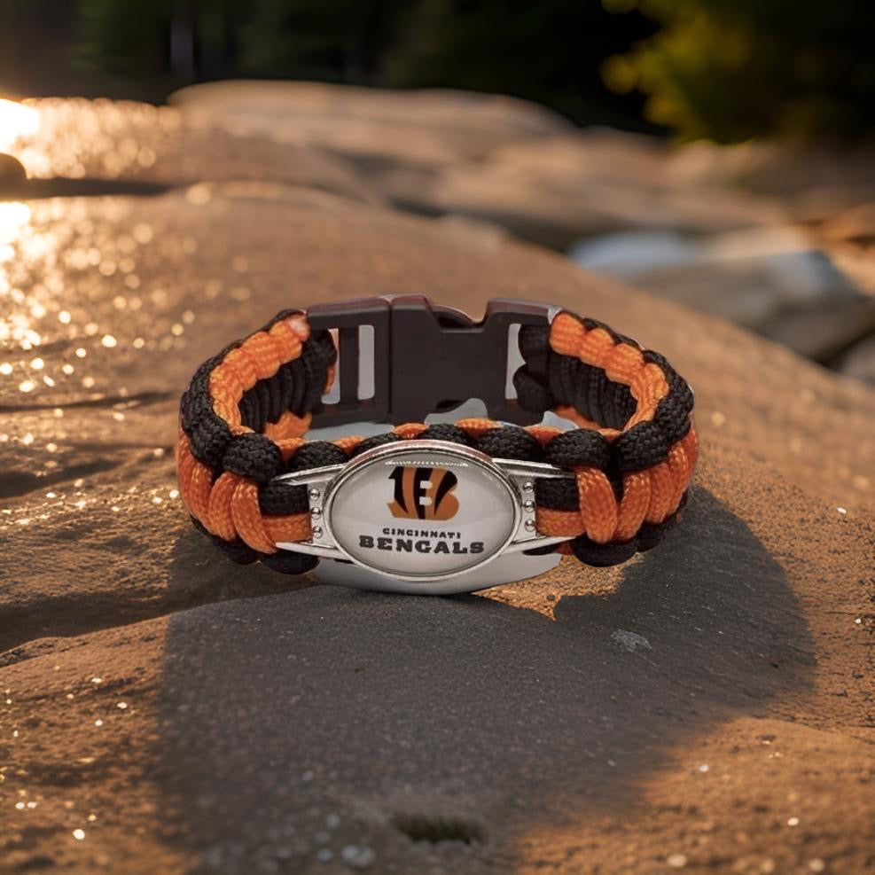 NFL Fashion Creative Hand Woven Bracelet Gift Bengals