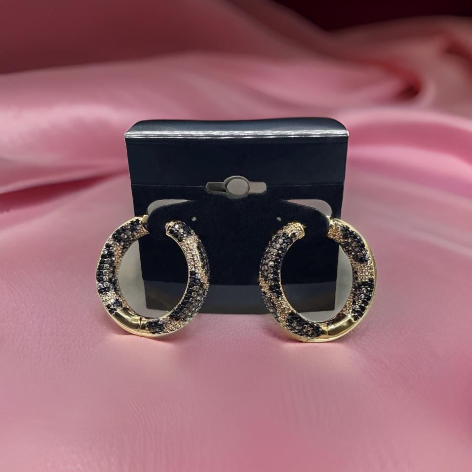 Luxury Cubic Zirconia Snake Earrings Jewelry