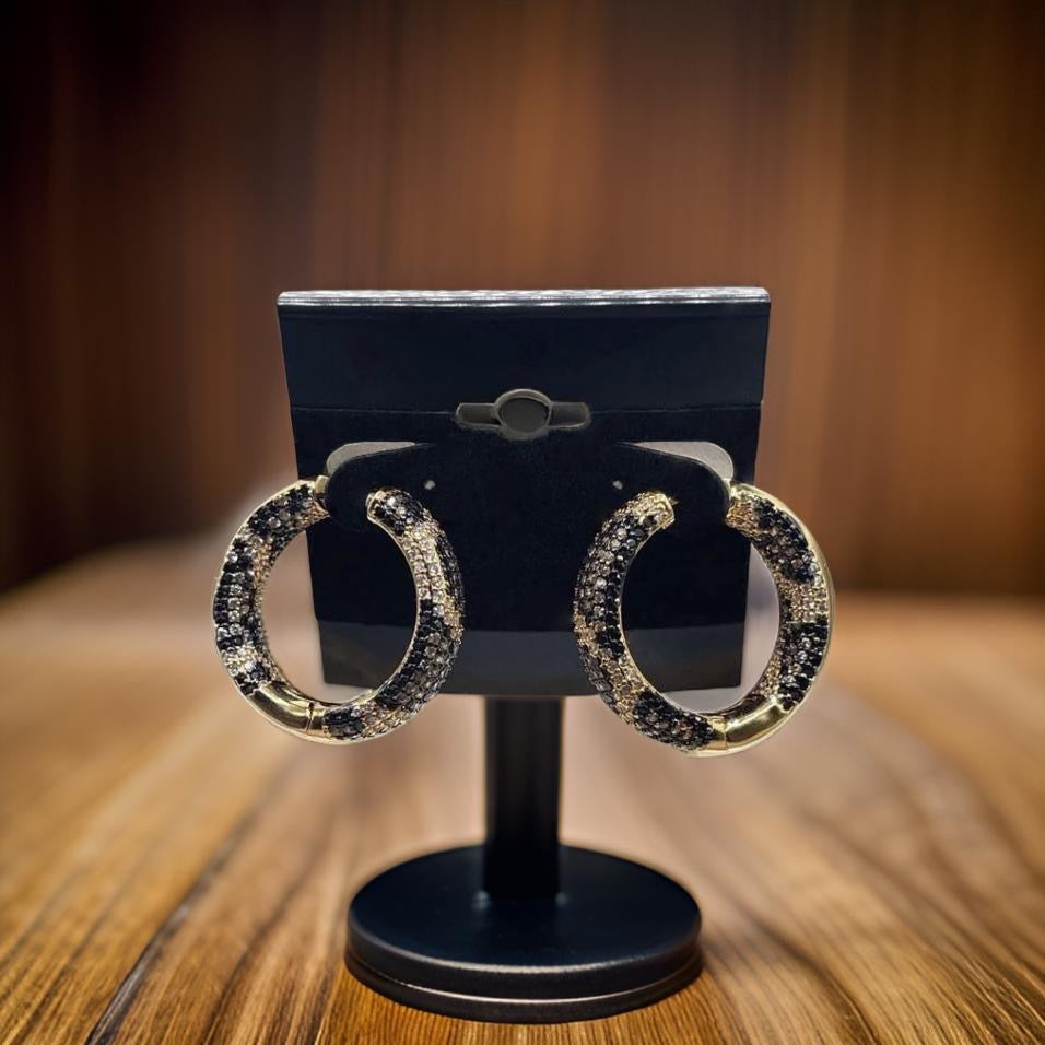 Luxury Cubic Zirconia Snake Earrings Jewelry