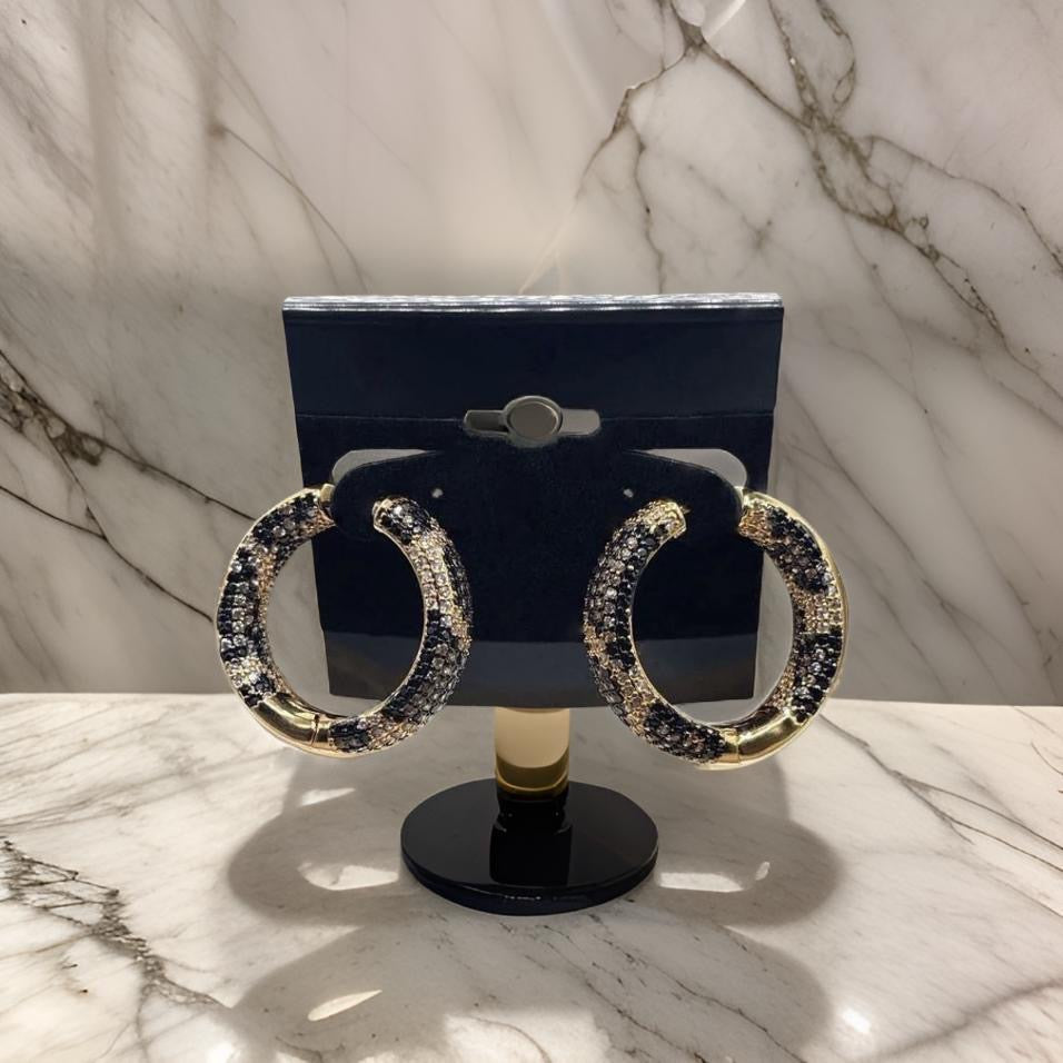 Luxury Cubic Zirconia Snake Earrings Jewelry