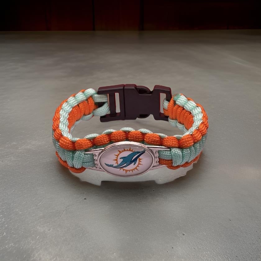 NFL Fashion Creative Hand Woven Bracelet Gift Dolphins