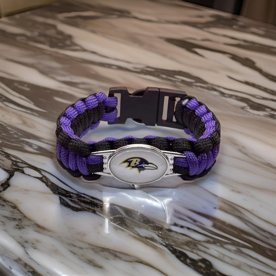 NFL Fashion Creative Hand Woven Bracelet Gift Ravens