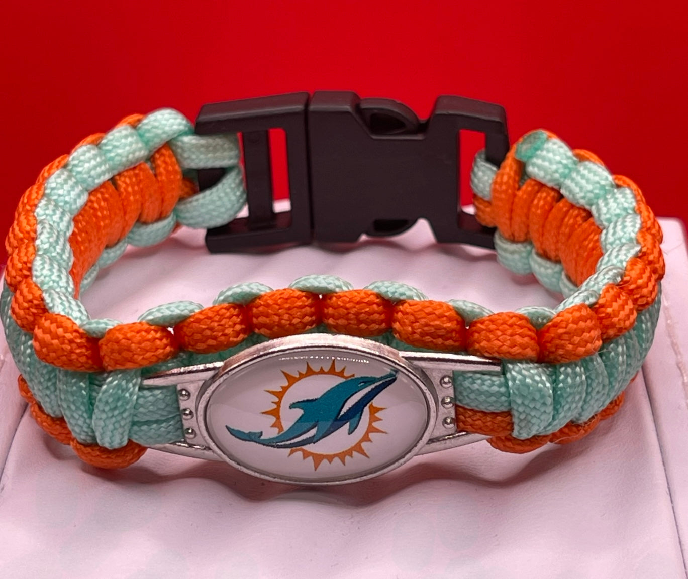 NFL Fashion Creative Hand Woven Bracelet Gift Dolphins