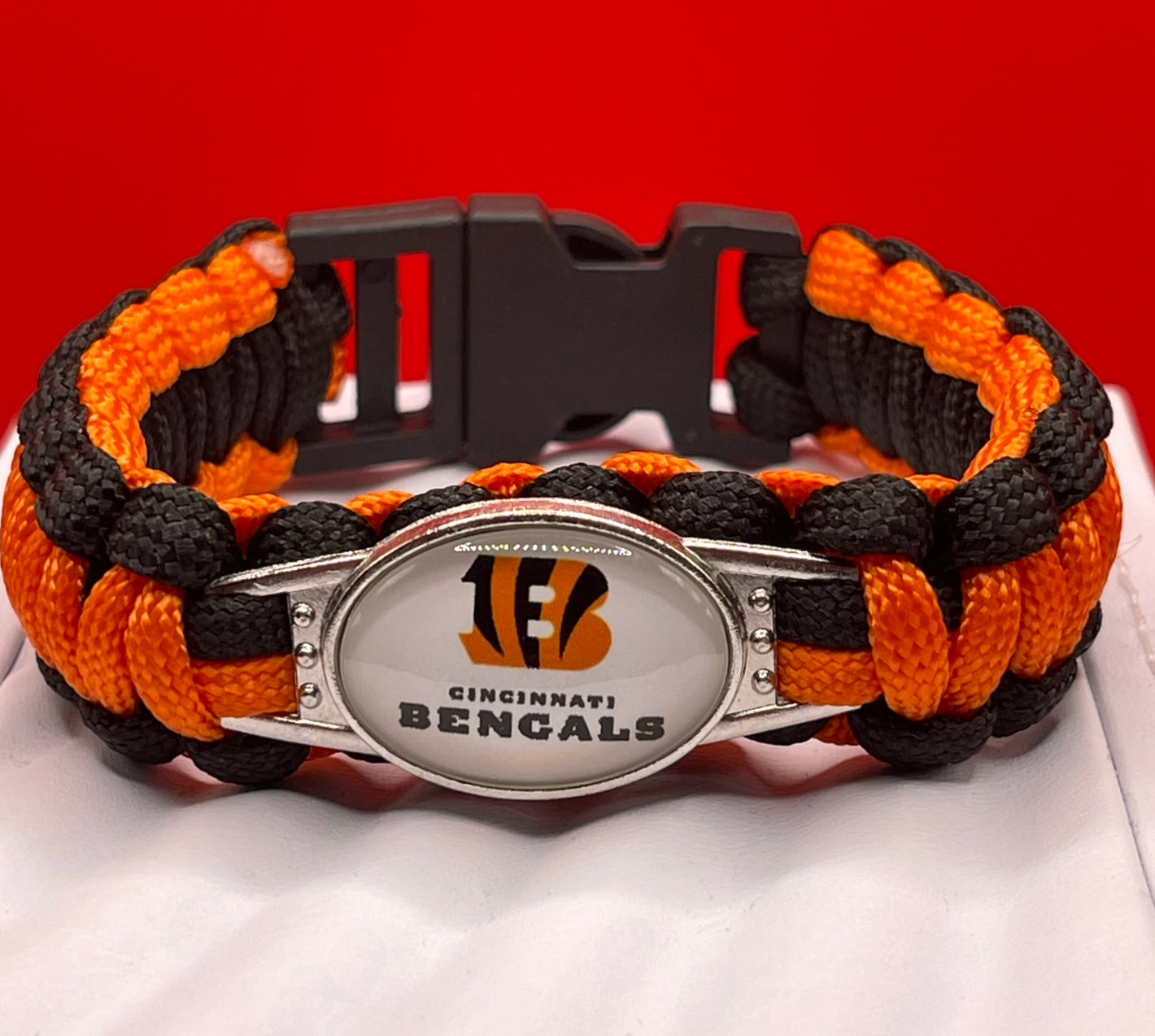 NFL Fashion Creative Hand Woven Bracelet Gift Bengals