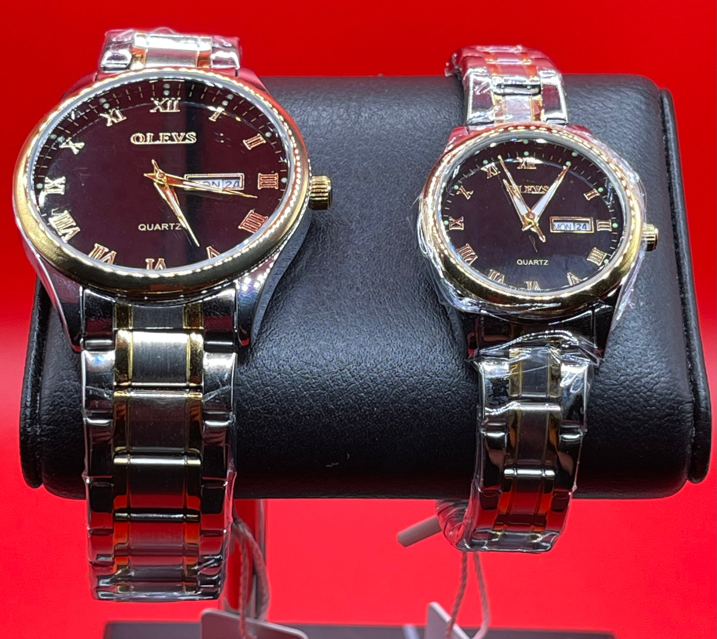 Gift Set - His And Hers Wristwatches - In Black