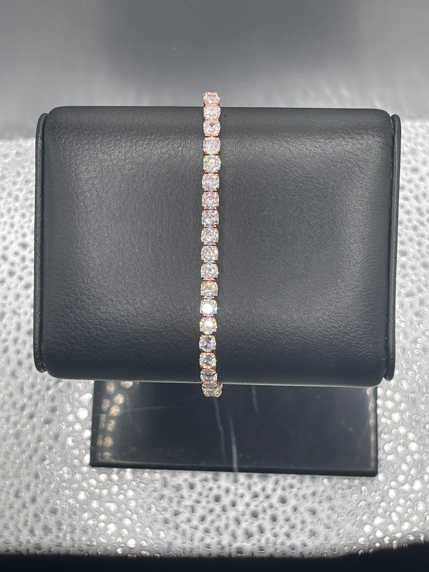 Colorful Bling Diamond Zircon Adjustable Tennis Bracelet Jewelry For Women White Gold