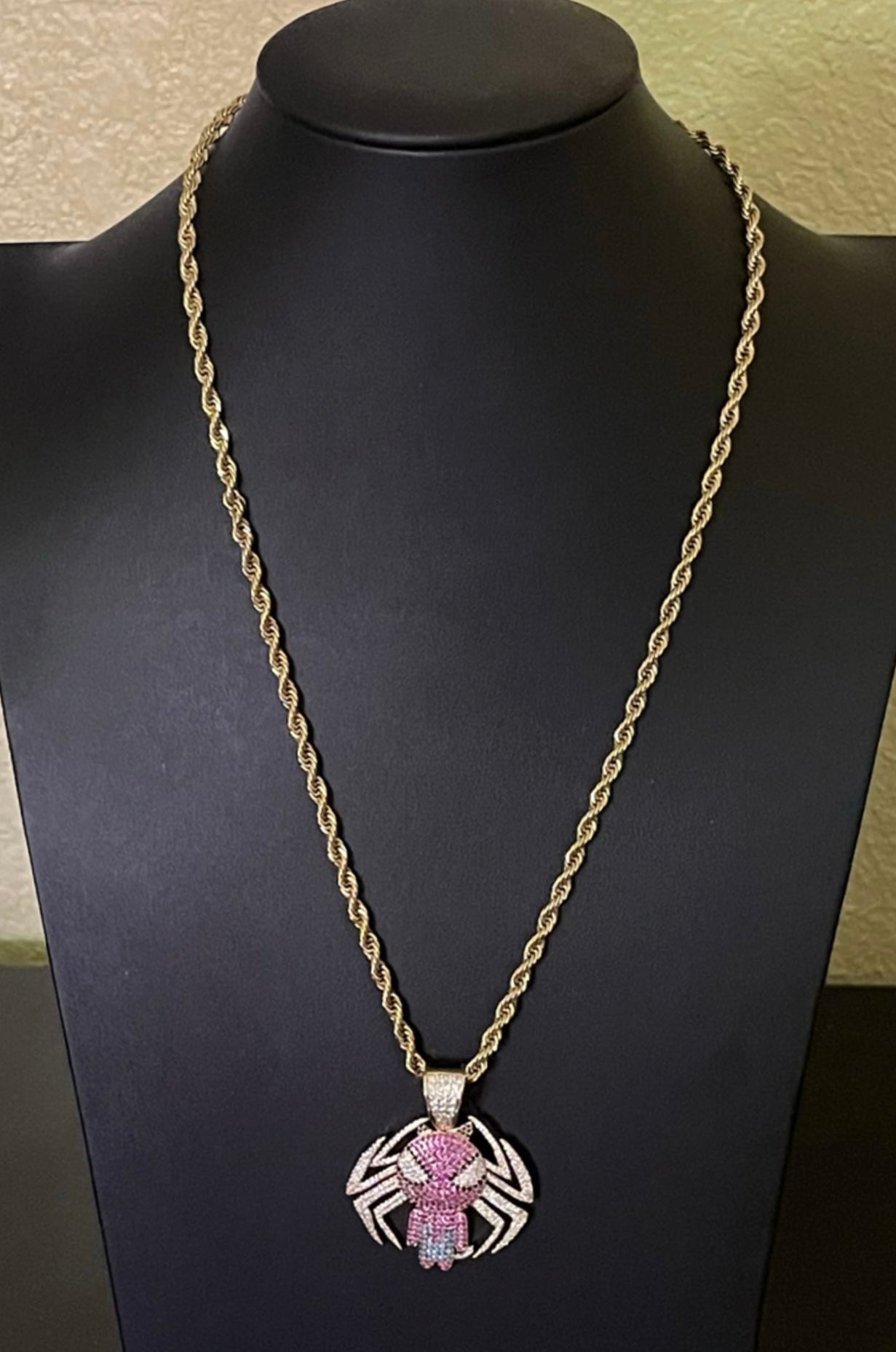 Spider Man Pendant Necklace