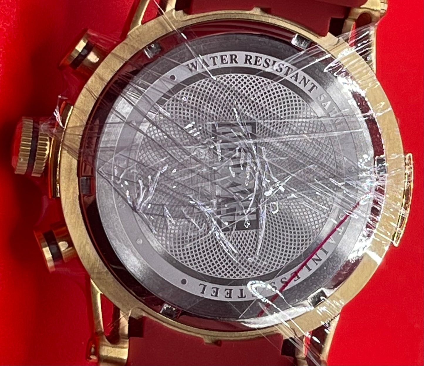 Marvel Character Men Luxury Wrist Watch Iron Man In Red
