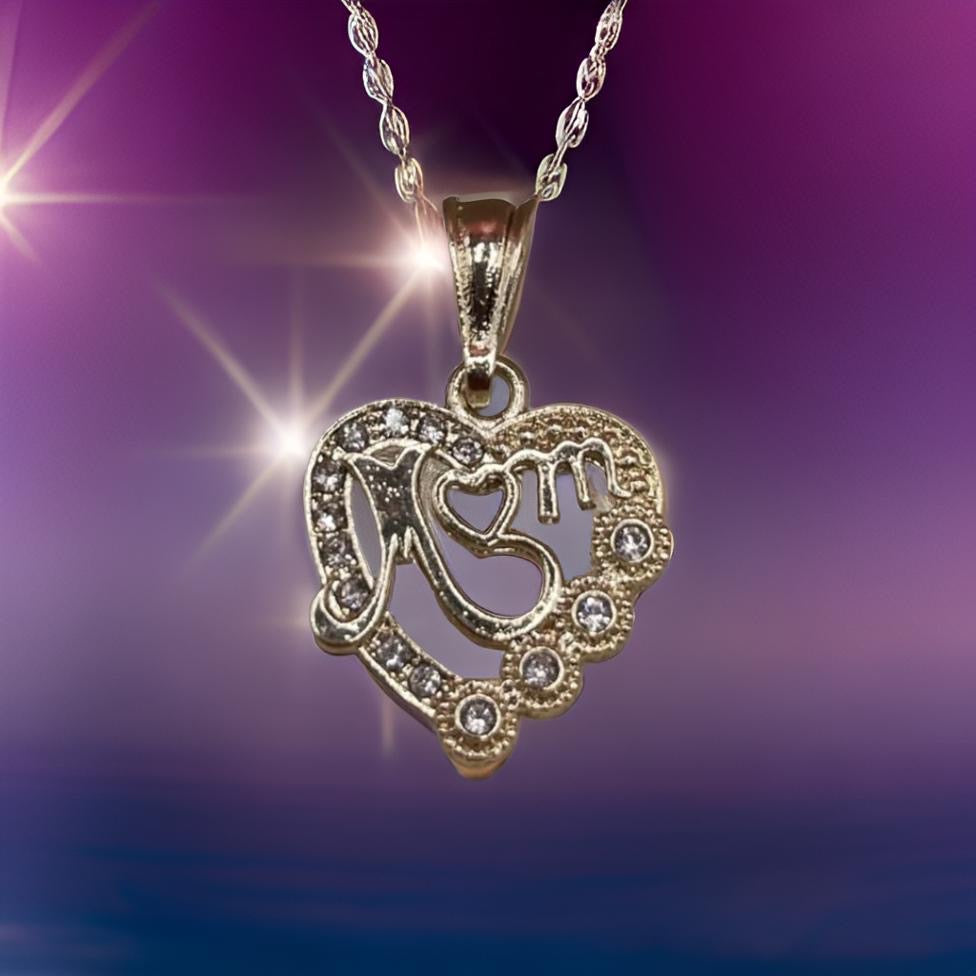 Heart Shaped Mom Necklace