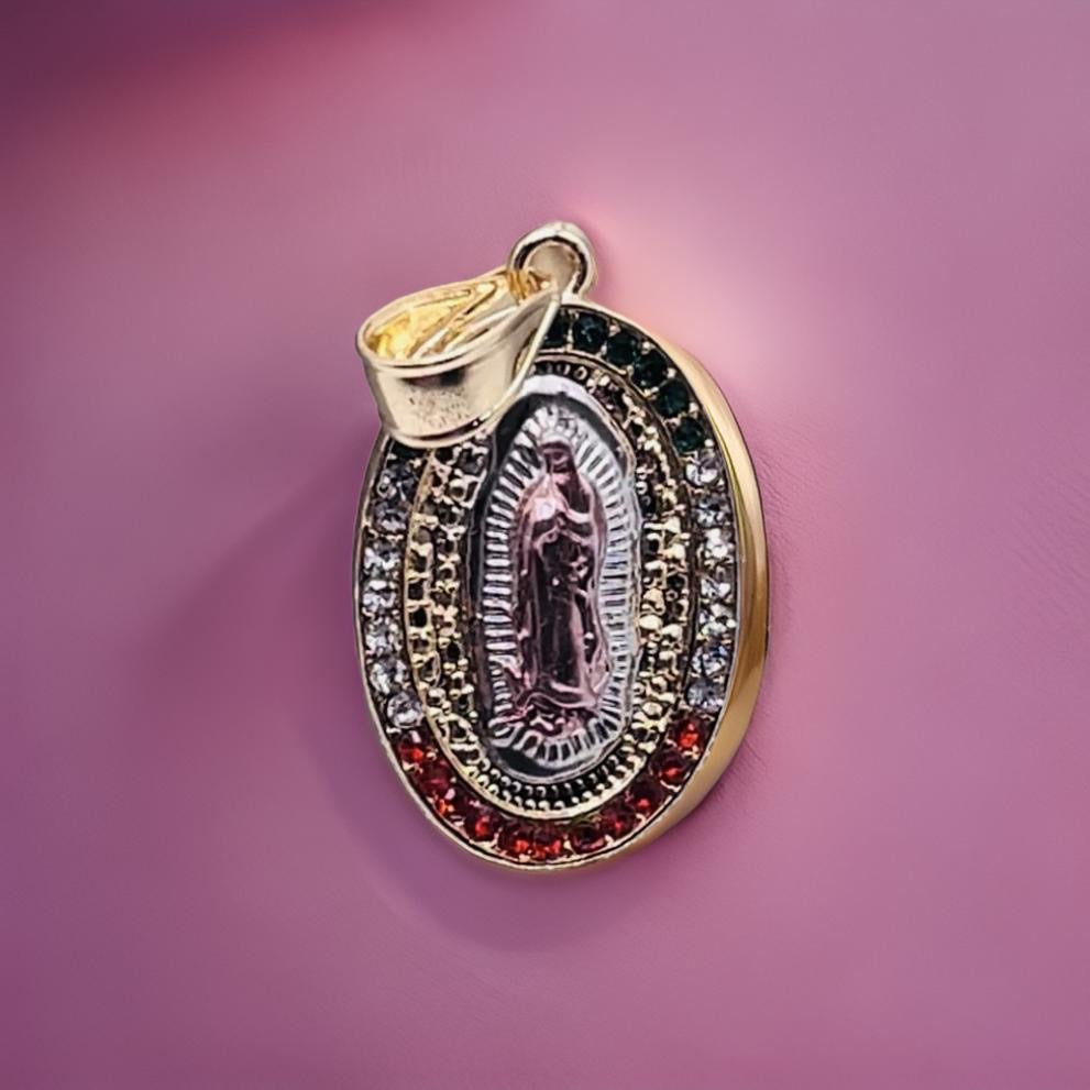 The Blessed Virgin Mary 18K Gold Plated Pendant