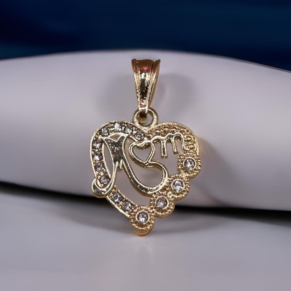 Heart Shaped Mom Pendant