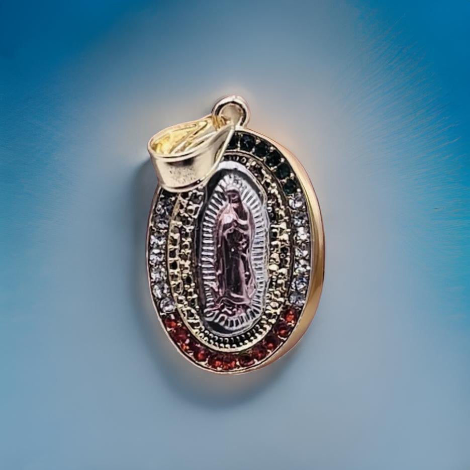 The Blessed Virgin Mary 18K Gold Plated Pendant