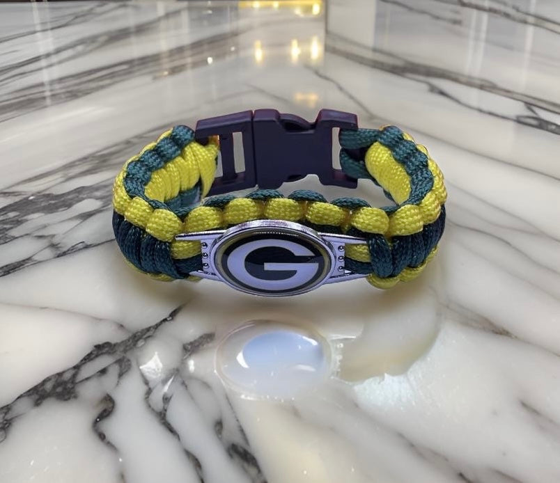 NFL Fashion Creative Hand Woven Bracelet Gift Packers