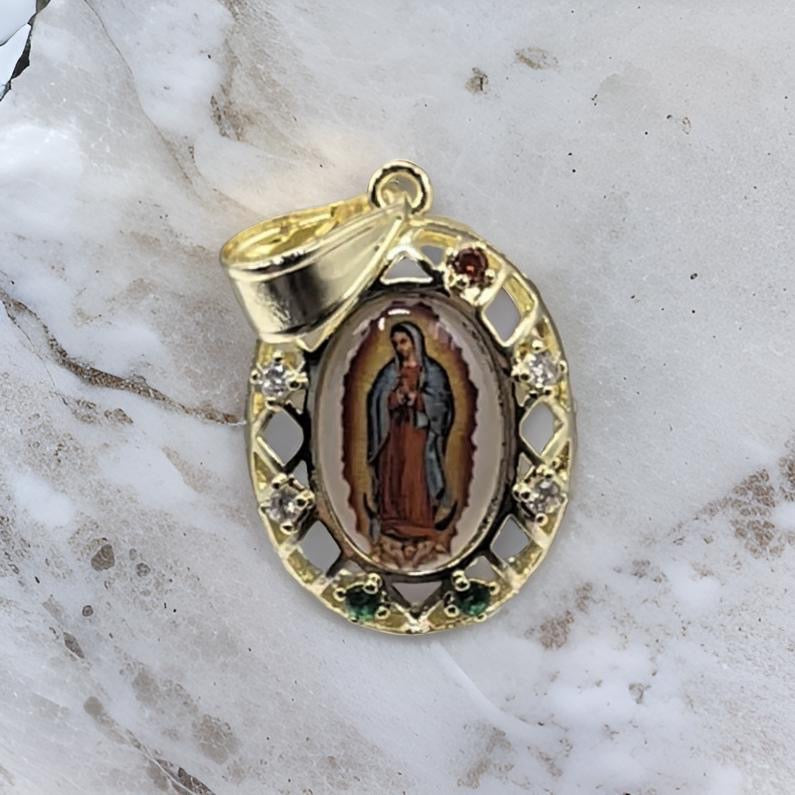 The Blessed Virgin Mary 14K Gold Plated Pendant