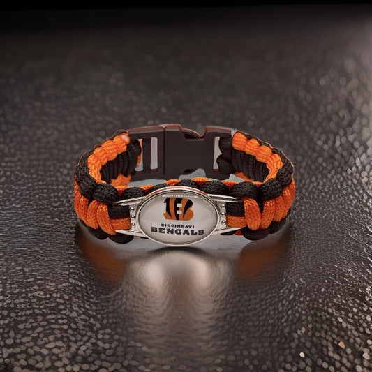 NFL Fashion Creative Hand Woven Bracelet Gift Bengals