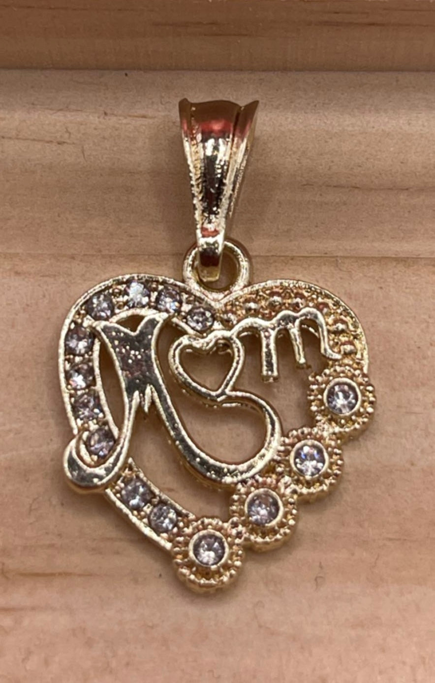 Heart Shaped Mom Pendant