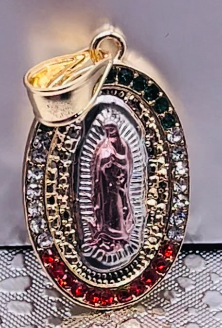 The Blessed Virgin Mary 18K Gold Plated Pendant