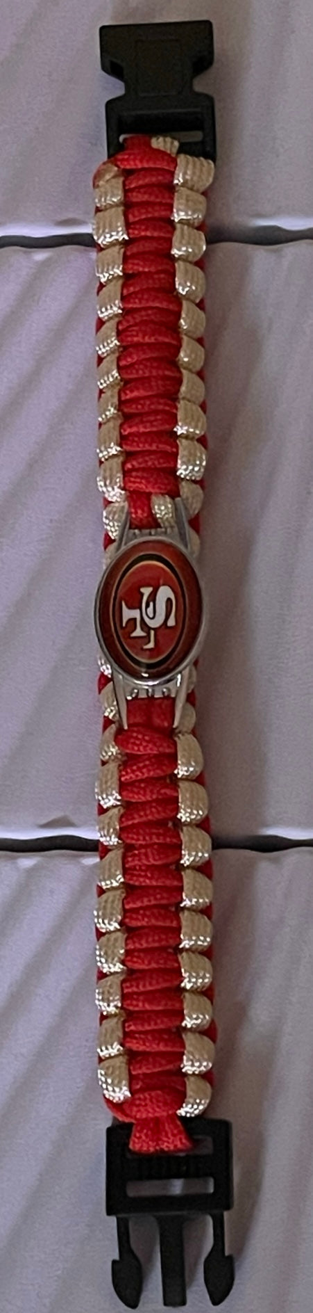 NFL Fashion Creative Hand Woven Bracelet Gift 49ers